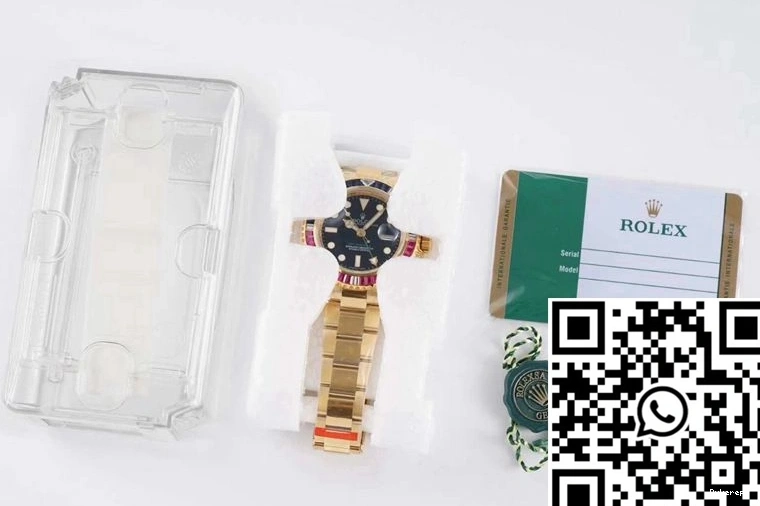 II Black Master Rolex Dial 116758 SAru-78208 Factory GMT ROF 0328